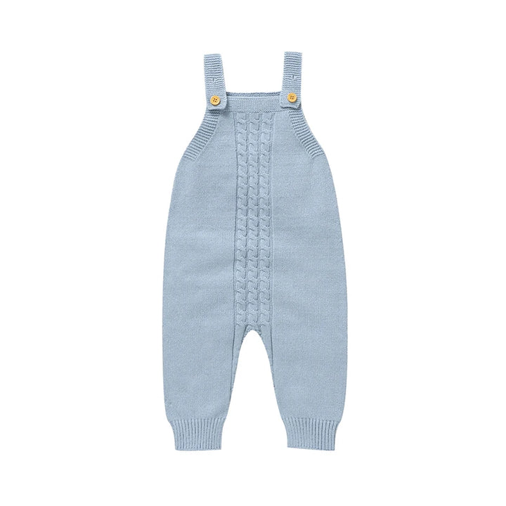 Baby Romper Solid Knitted Infant Girls Newborn Boys Jumpsuit Sleeveless Summer Toddler Kid Sling Clothes 0-18M Overalls Playsuit